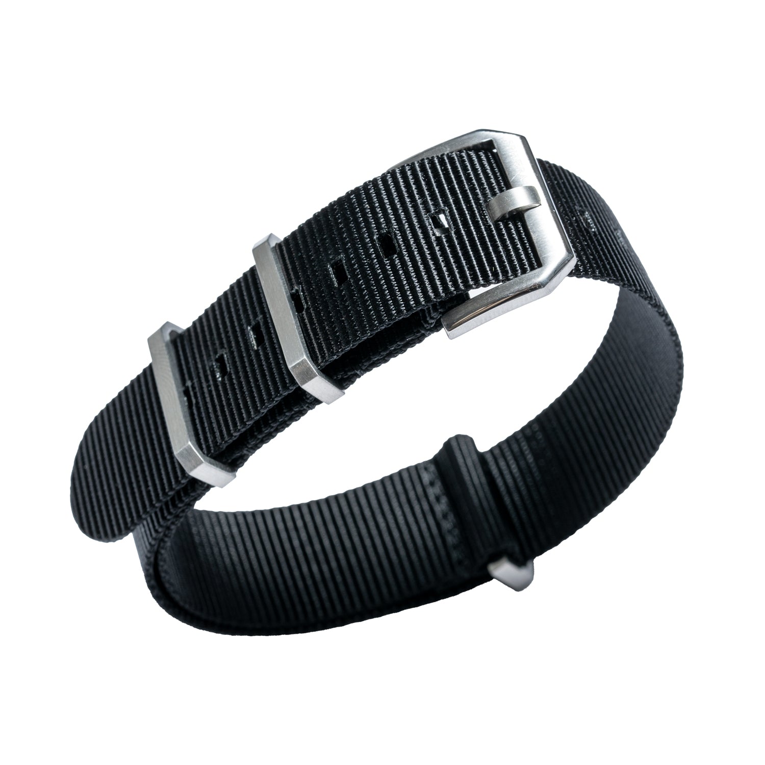 Horizon Weave Nato-Armband (Schwarz)